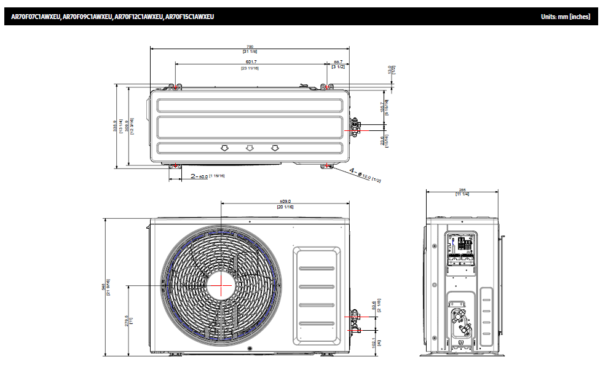 SAMSUNG SIENINIS BEVĖJIS Windfree™ Avant Black S2, 2.0/2.2 kW oro kondicionieriaus komplektas - Image 7