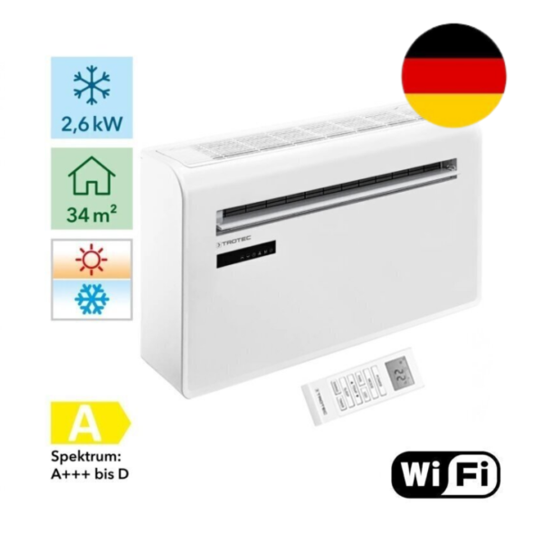 Monoblokinis oro kondicionierius be išorinio bloko, su WIFI, Trotec PAC-W 2650 SH - Image 10