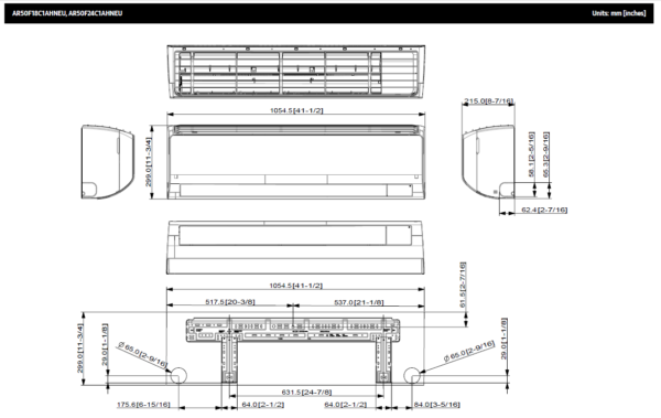 SAMSUNG oro kondicionieriaus Cebu S2 5.0/6.0 kW Multi split vidinis blokas - Image 7