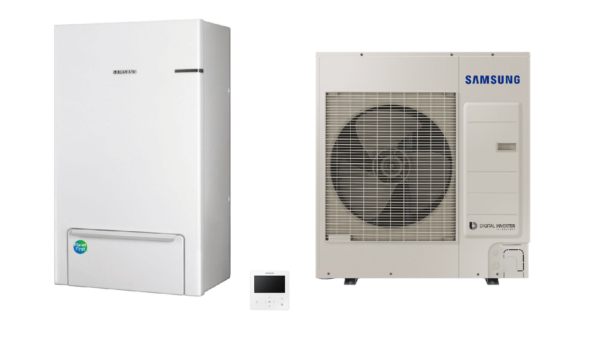 SAMSUNG oras-vanduo 9.0/8.7 kW SPLIT šilumos siurblio KOMPLEKTAS (be tūrinio šildytuvo)