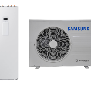 SAMSUNG oras-vanduo 4.4/5.0 kW SPLIT šilumos siurblio KOMPLEKTAS (su 200 l tūriniu šildytuvu)