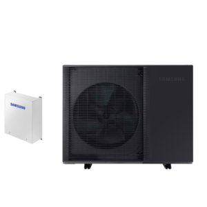 SAMSUNG oras-vanduo 8 kW Mono HT Quiet šilumos siurblys monoblokas, trifazis, su valdymo automatika KOMPLEKTE